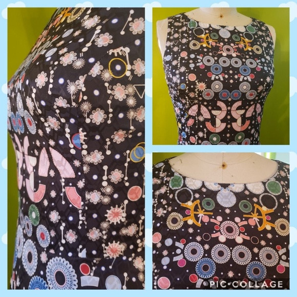 Peter Pilotto Sleeveless Asymmetric Silk Dress - Picture 2 of 8